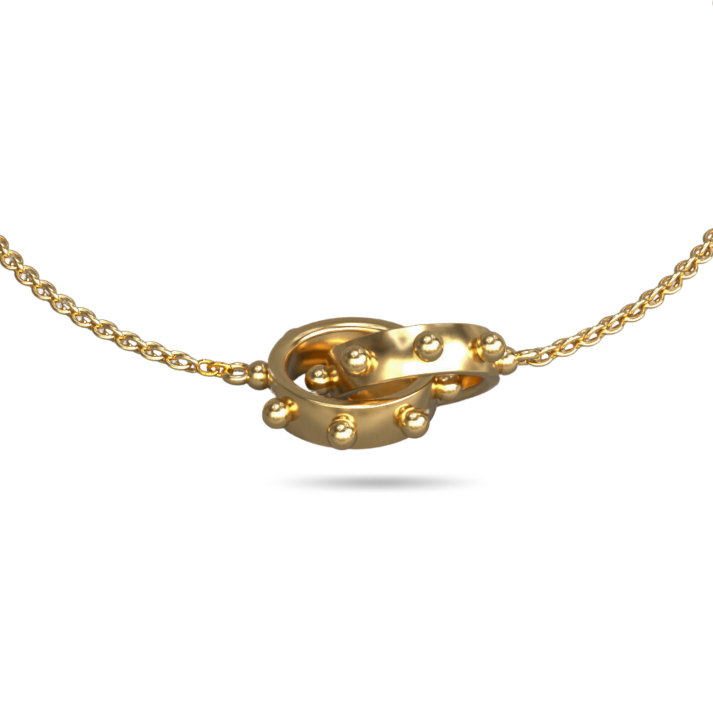 Orbit Interlocking Bracelet | 18K Gold