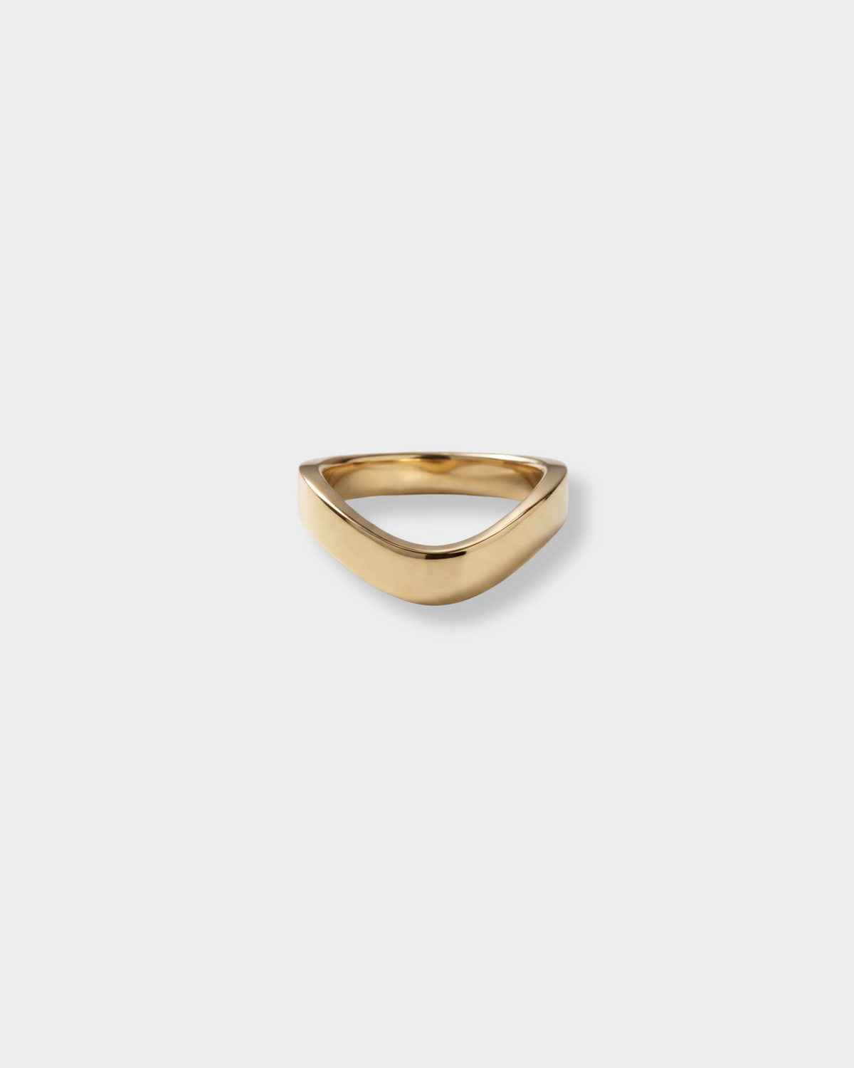 Cigar Shadow Band, large | 14K Gold Ring {{ catogery }} {{ Collections }}