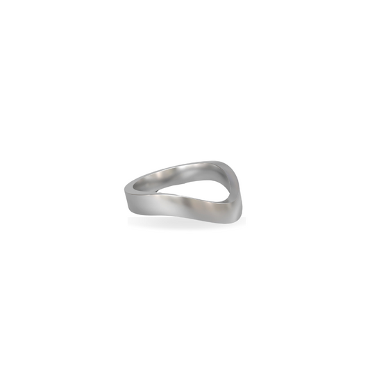 Jumbo Cigar Shadow Band | Sterling Silver