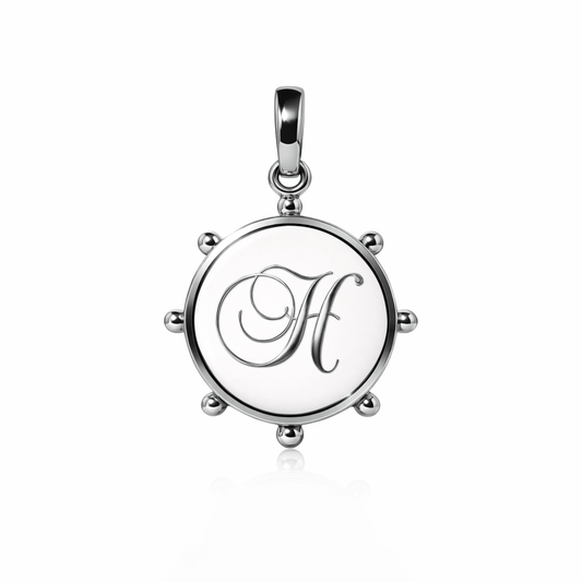 Orbit Charm, large | Sterling Silver White Cloud {{ catogery }} {{ Collections }}