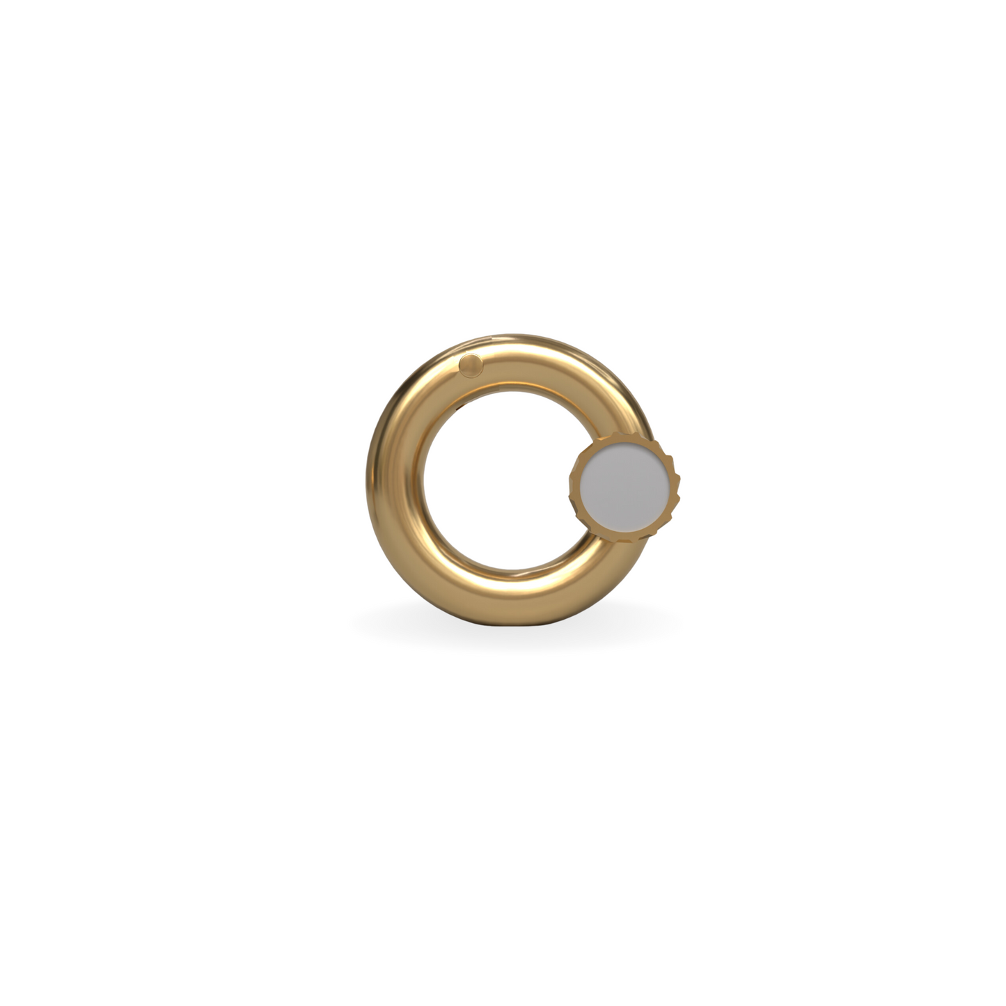 Large Screw Clasp | 18K Gold