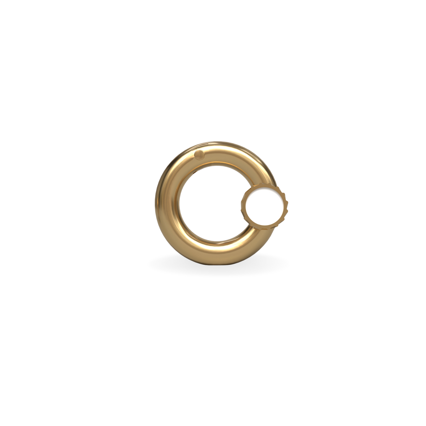 Large Screw Clasp | 18K Gold