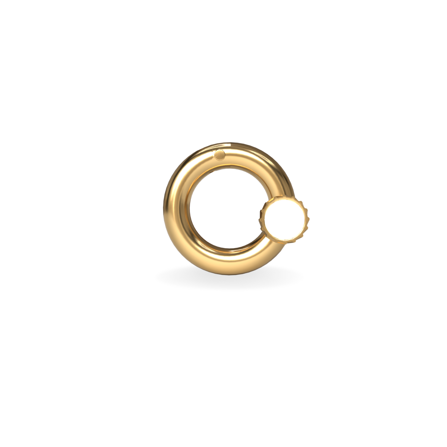 Large Screw Clasp | 18K Gold