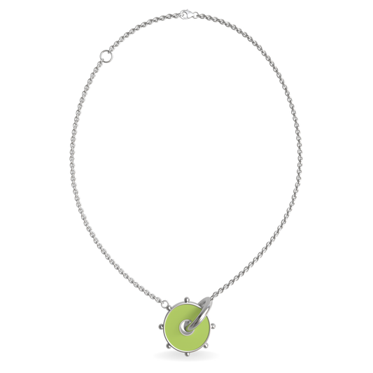 Large Orbit Reversible Interlocking Necklace | Sterling Silver