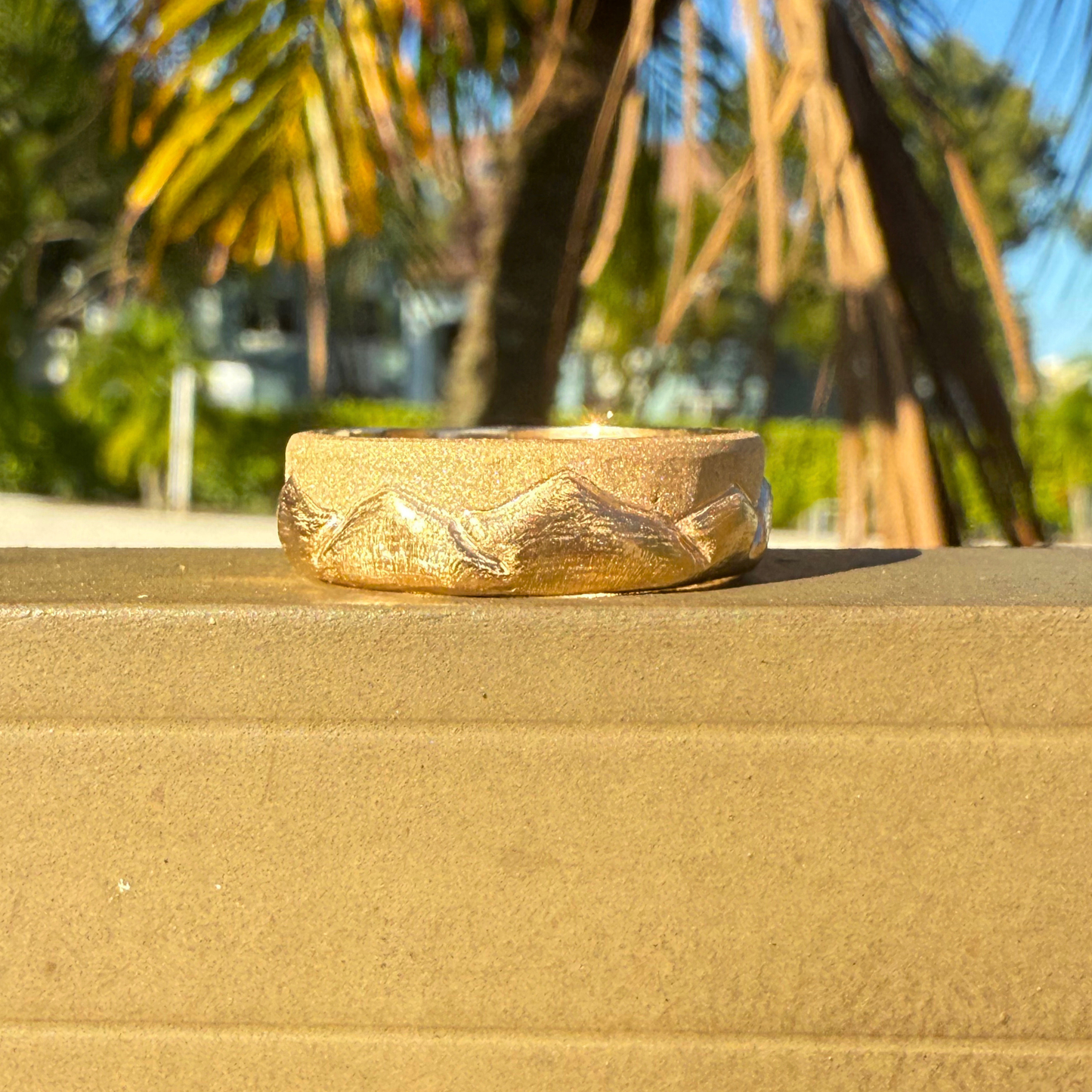 Custom Order | Mountain View Wedding Band