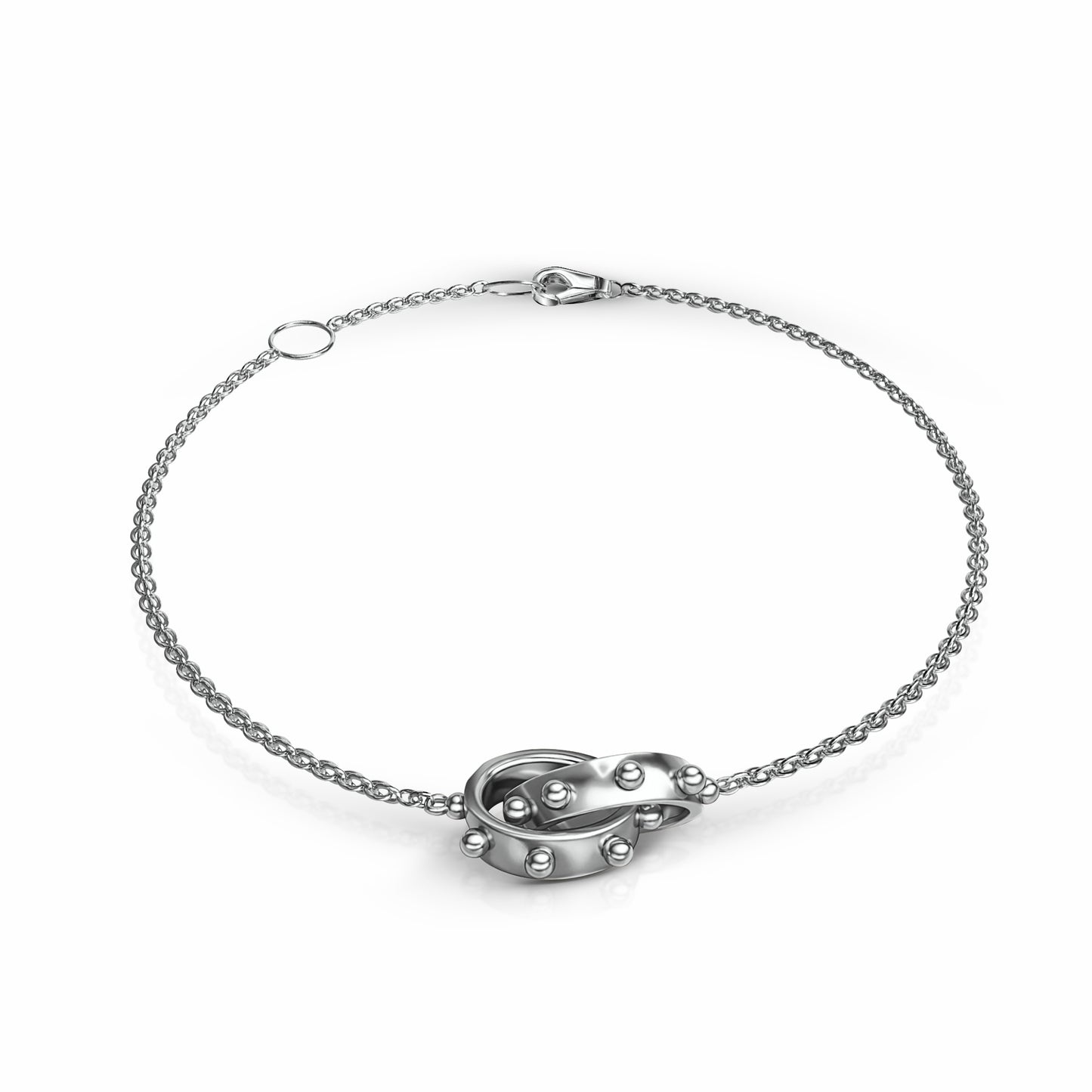 Orbit Interlocking Bracelet | Sterling Silver {{ catogery }} {{ Collections }}
