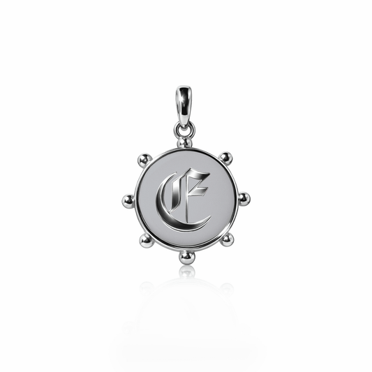 Orbit Charm, medium | Sterling Silver Steel Gray {{ catogery }} {{ Collections }}
