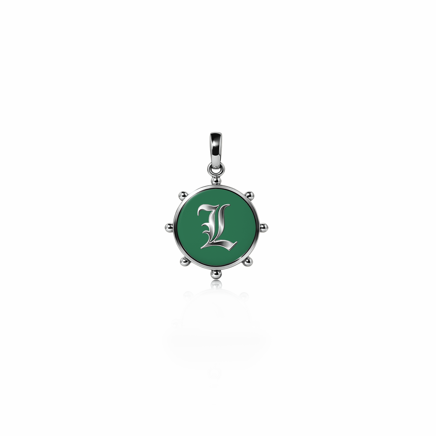 Orbit Charm, mini | Sterling Silver Spring Green {{ catogery }} {{ Collections }}