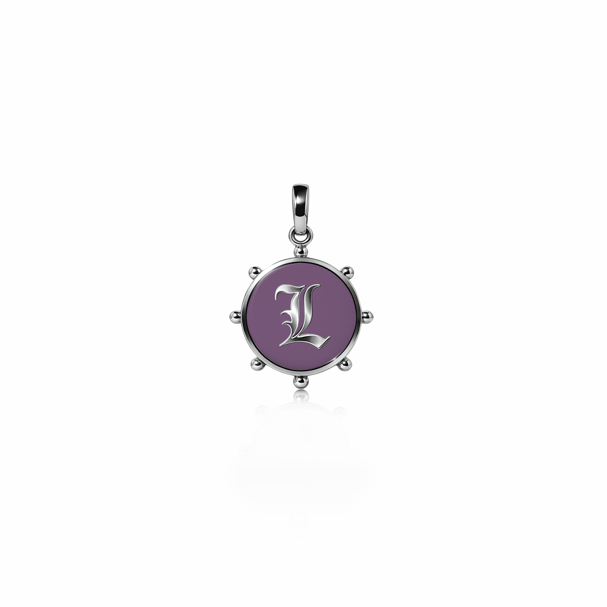 Orbit Charm, mini | Sterling Silver Sunset Purple {{ catogery }} {{ Collections }}