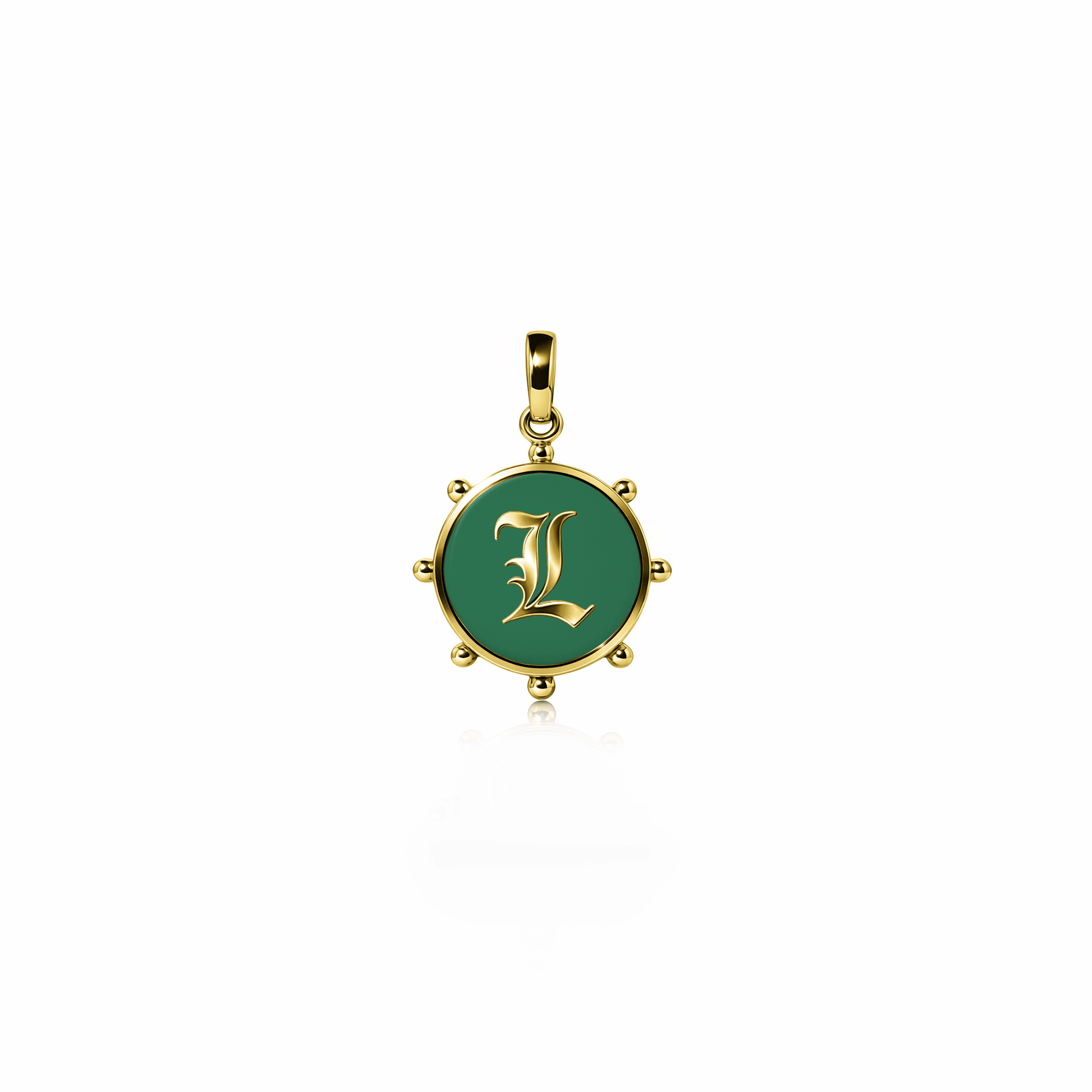 Orbit Charm, mini | 14K Gold Spring Green {{ catogery }} {{ Collections }}
