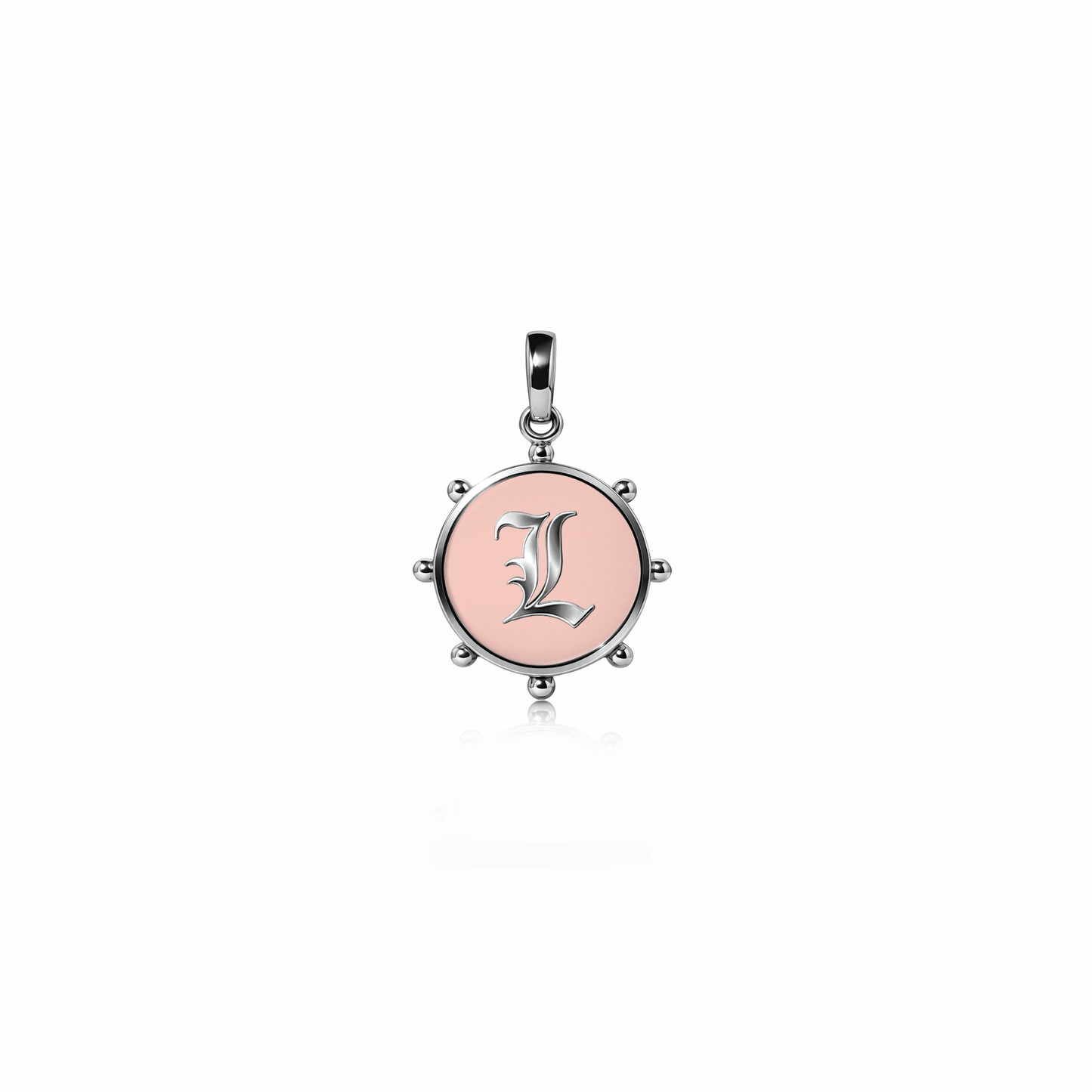Orbit Charm, mini | Sterling Silver Rose Petal {{ catogery }} {{ Collections }}