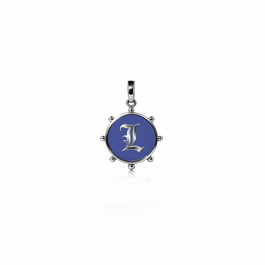 Orbit Charm, mini | Sterling Silver Royal Blue {{ catogery }} {{ Collections }}