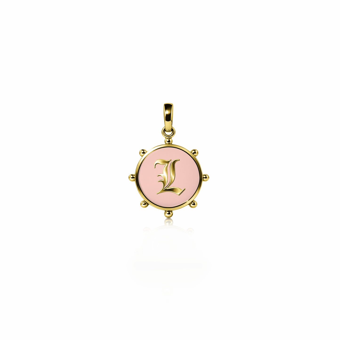 Orbit Charm, mini | 14K Gold Rose Petal {{ catogery }} {{ Collections }}