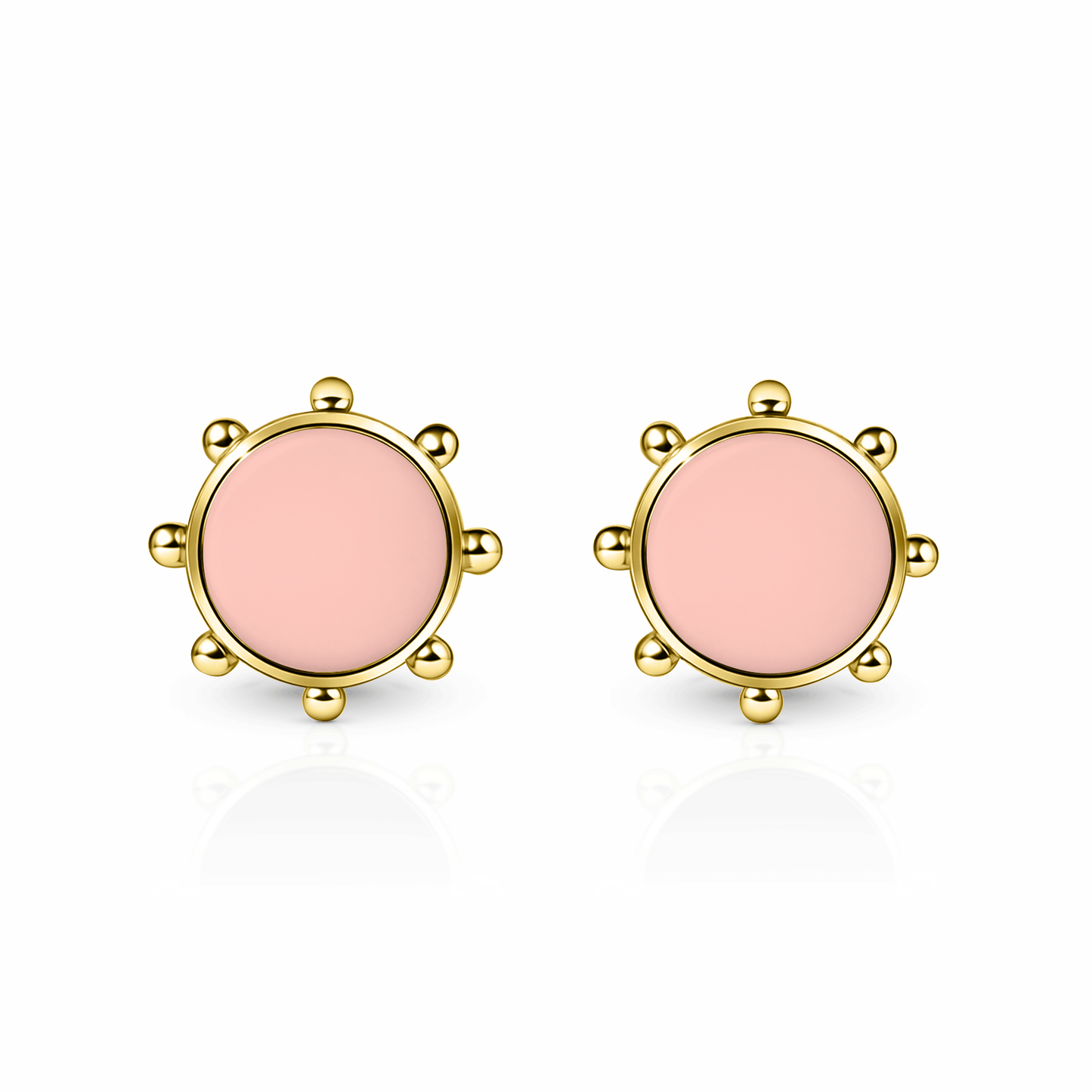Orbit Stud Earrings | 14K Gold Rose Petal {{ catogery }} {{ Collections }}