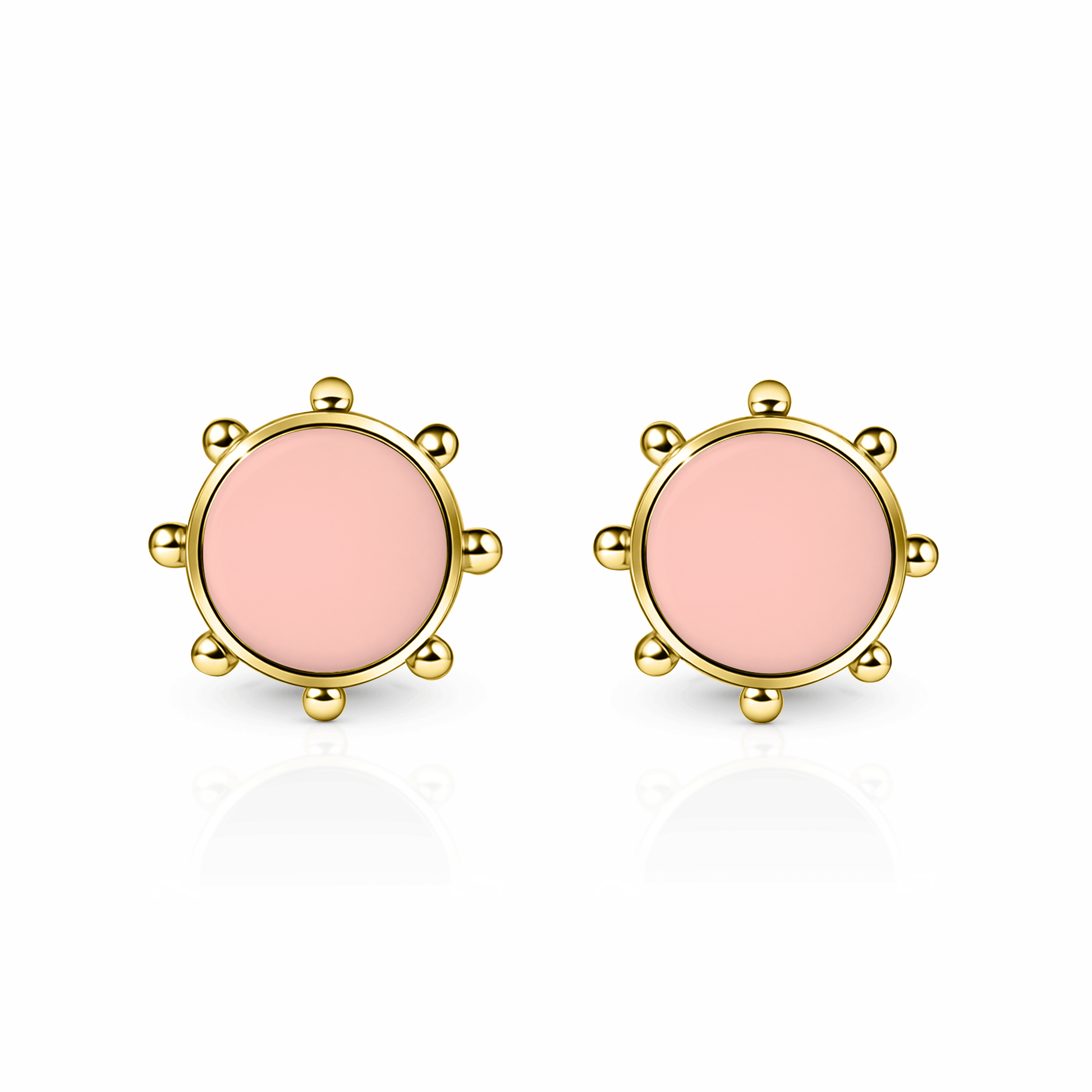 Orbit Stud Earrings | 14K Gold Rose Petal {{ catogery }} {{ Collections }}