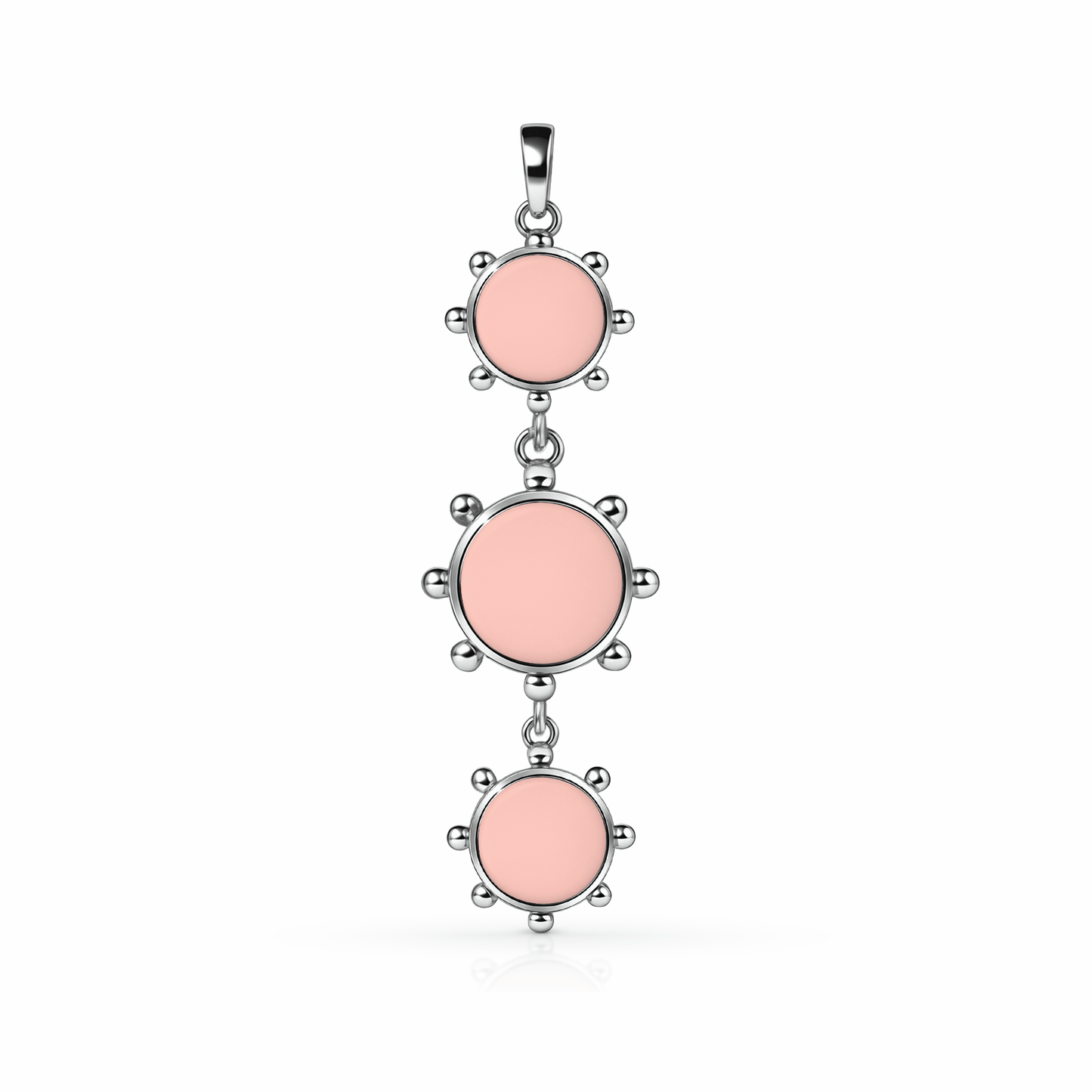 Orbit Reversible Totem Pendant | Sterling Silver Rose Petal {{ catogery }} {{ Collections }}
