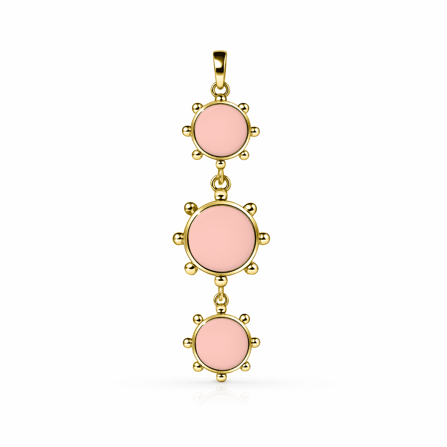 Orbit Reversible Totem Pendant | 14K Gold Rose Petal {{ catogery }} {{ Collections }}