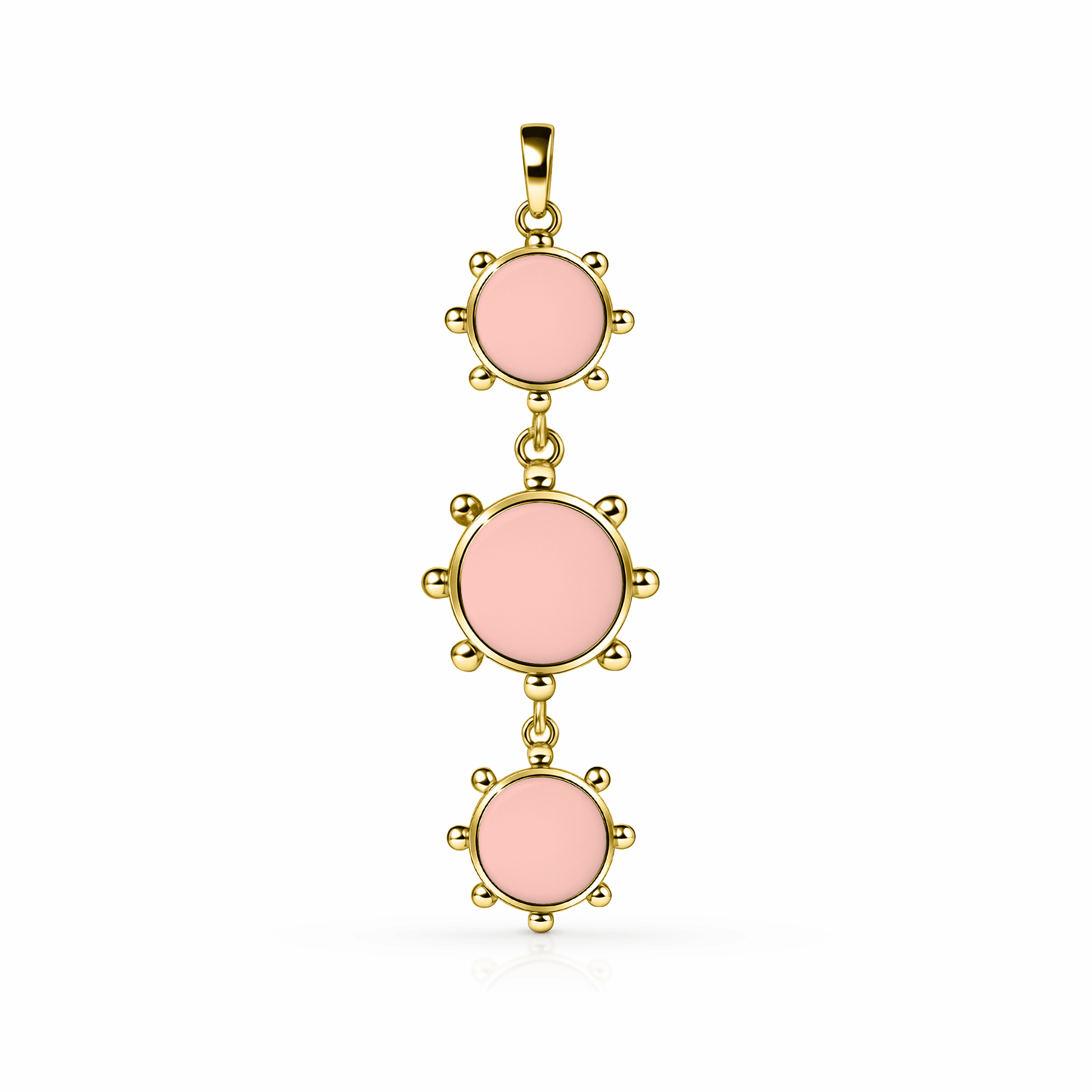 Orbit Reversible Totem Pendant | 14K Gold Rose Petal {{ catogery }} {{ Collections }}