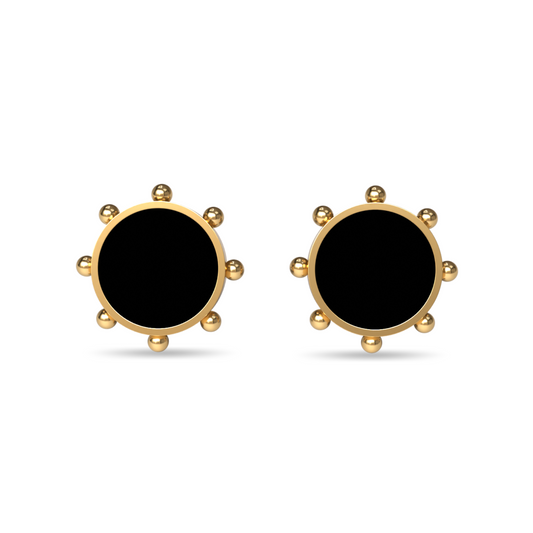 Orbit Stud Earrings | 18K Gold