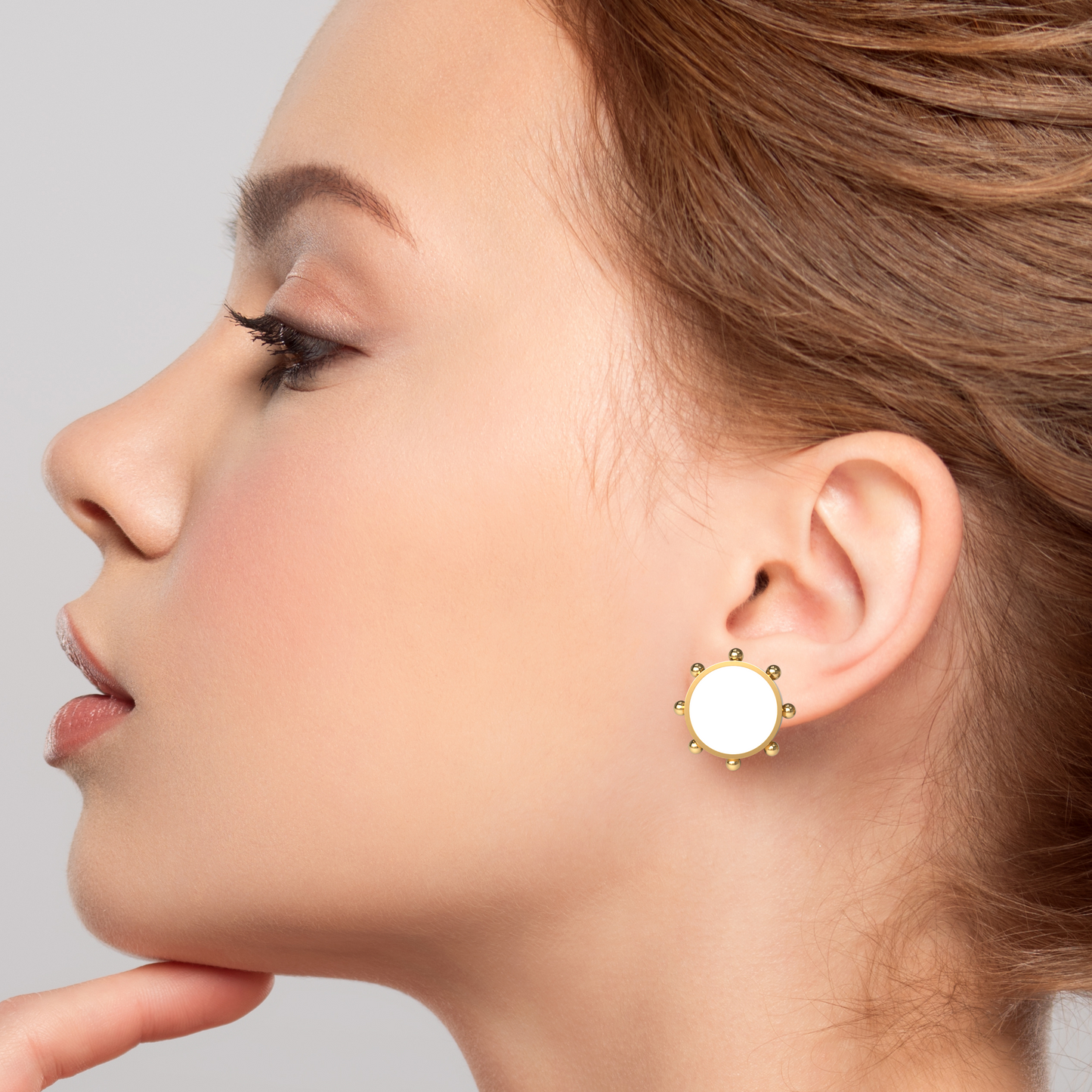 Orbit Stud Earrings | 18K Gold