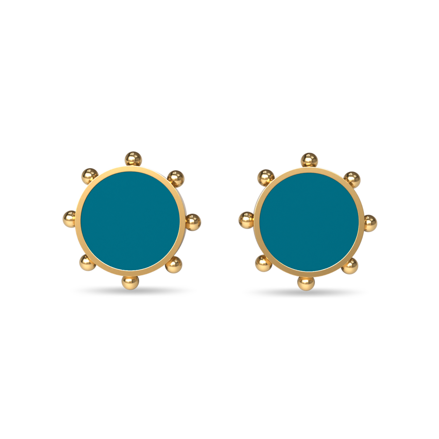 Orbit Stud Earrings | 18K Gold