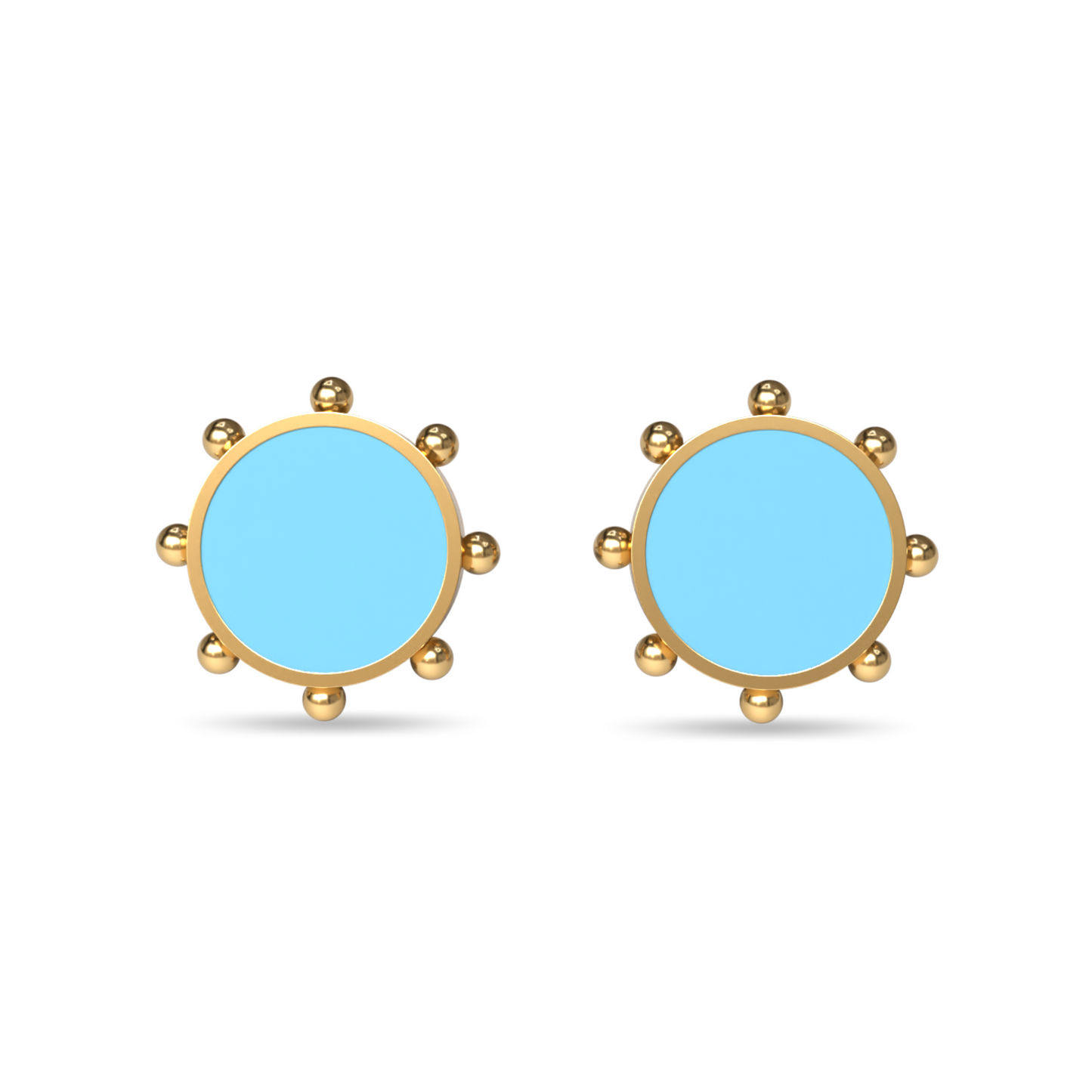 Orbit Stud Earrings | 18K Gold