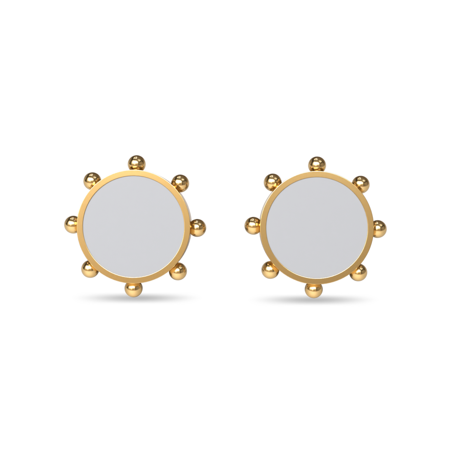 Orbit Stud Earrings | 18K Gold