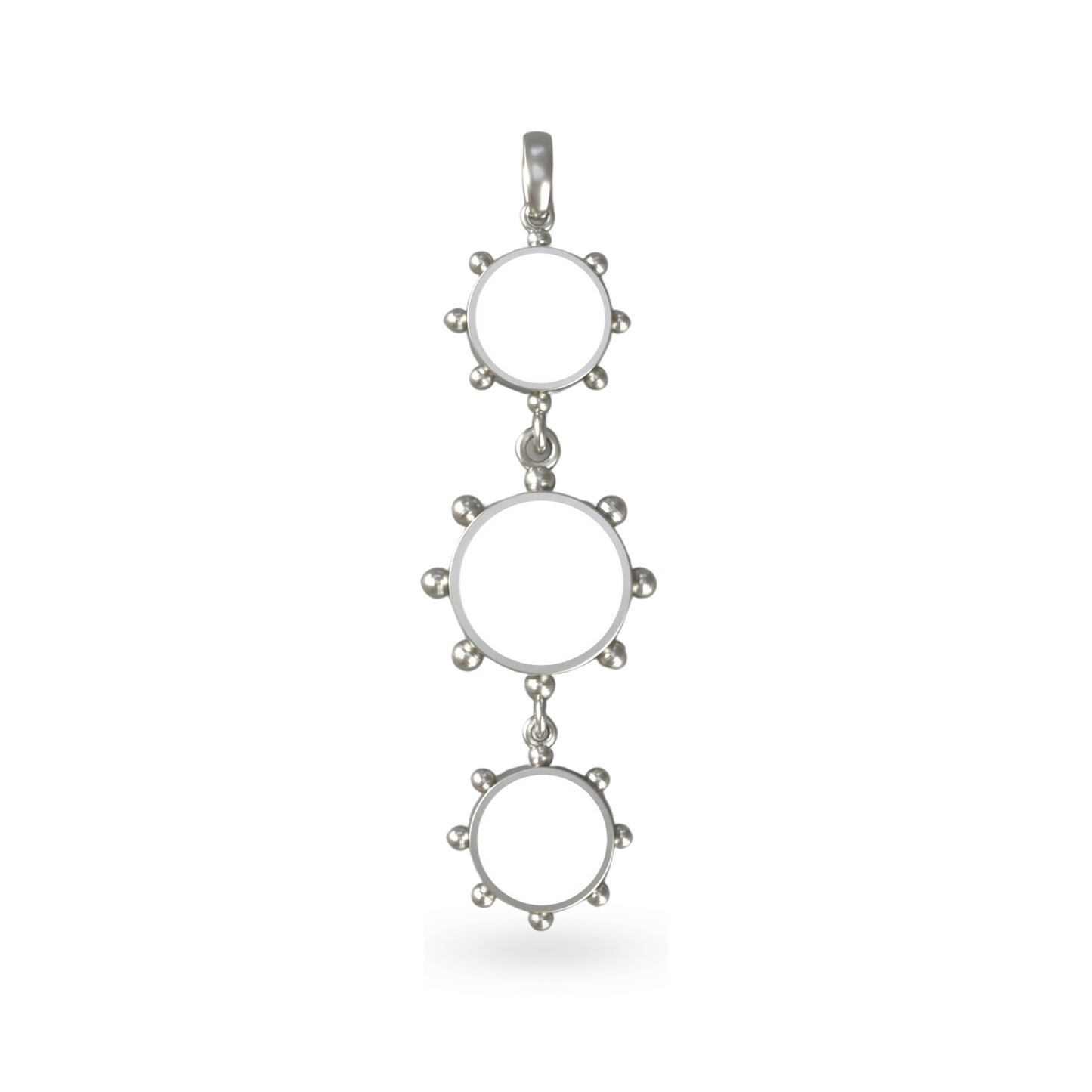 Orbit Reversible Totem Pendant | Sterling Silver