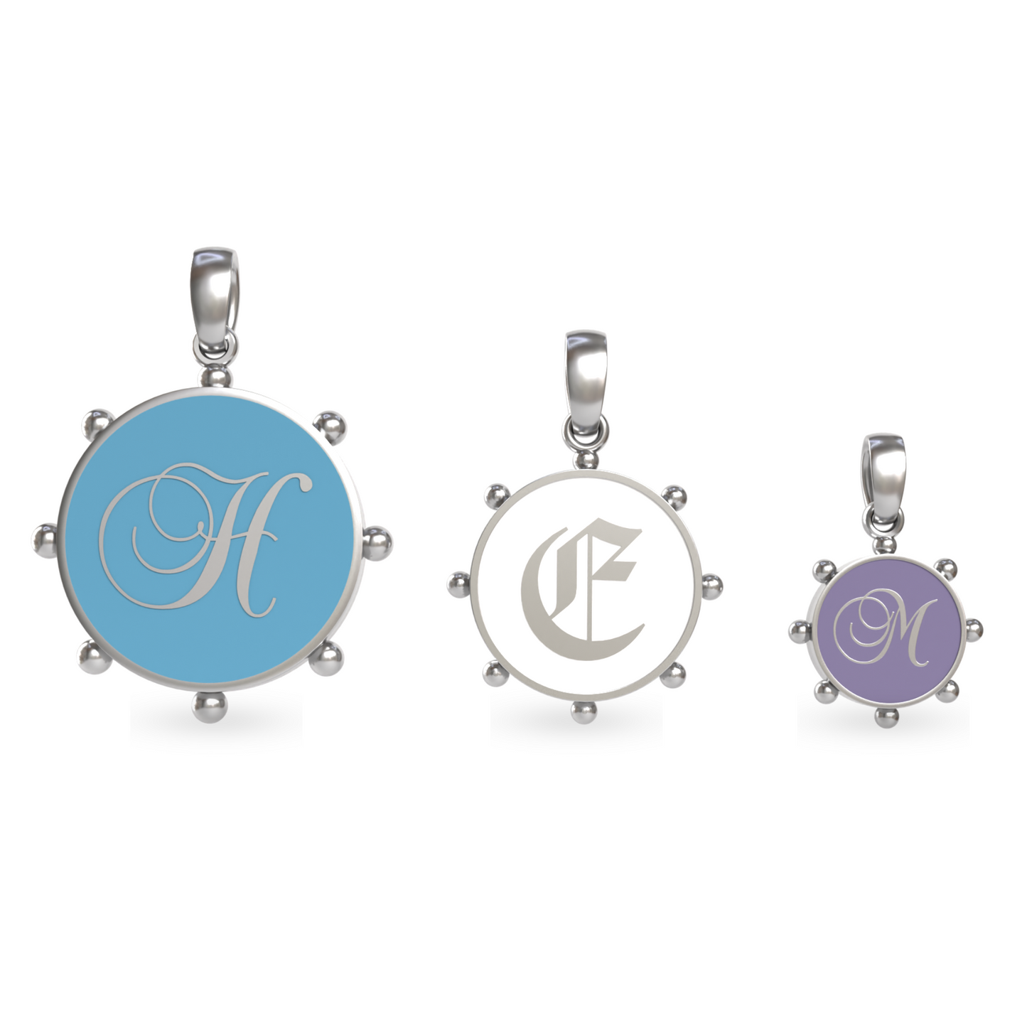 Mini Orbit Pendant | Sterling Silver