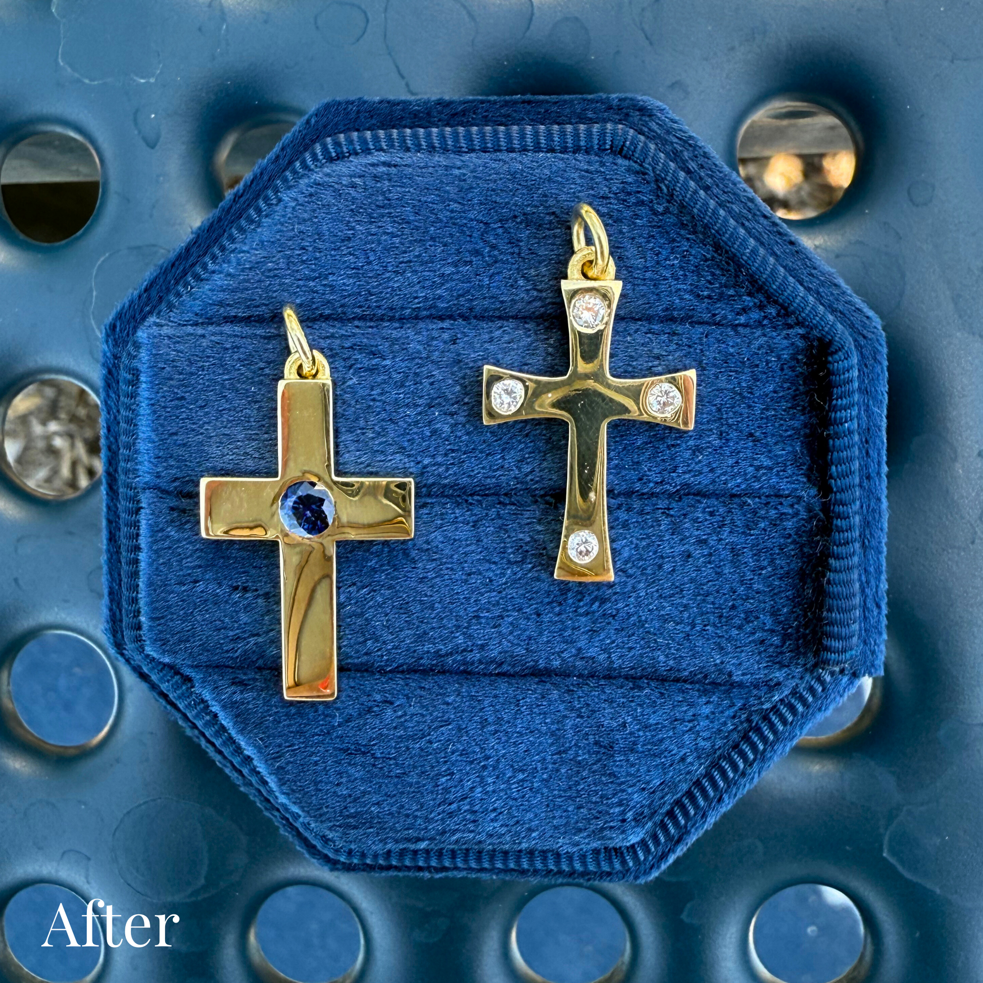 Custom Order | Pair of Cross Pendants Earrings {{ catogery }} {{ Collections }}