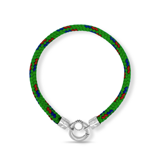 Parachute Cord Bracelet | Sterling Silver