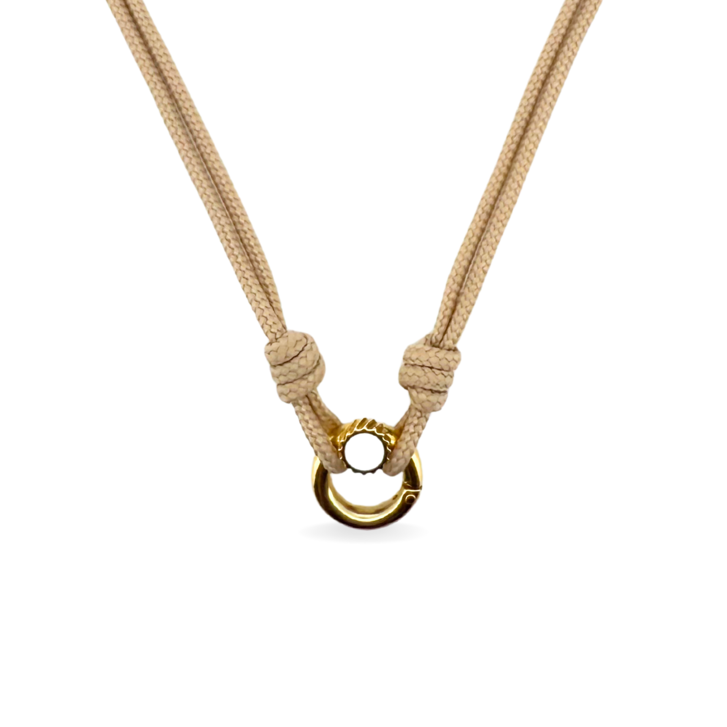 Slipknot Paracord Cord Necklace | 18K Gold