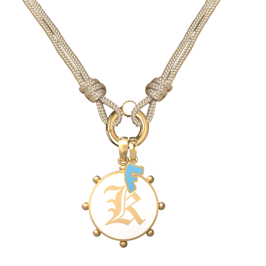 Slipknot Paracord Cord Necklace | 18K Gold