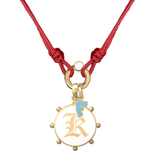 Slipknot Paracord Cord Necklace | 18K Gold