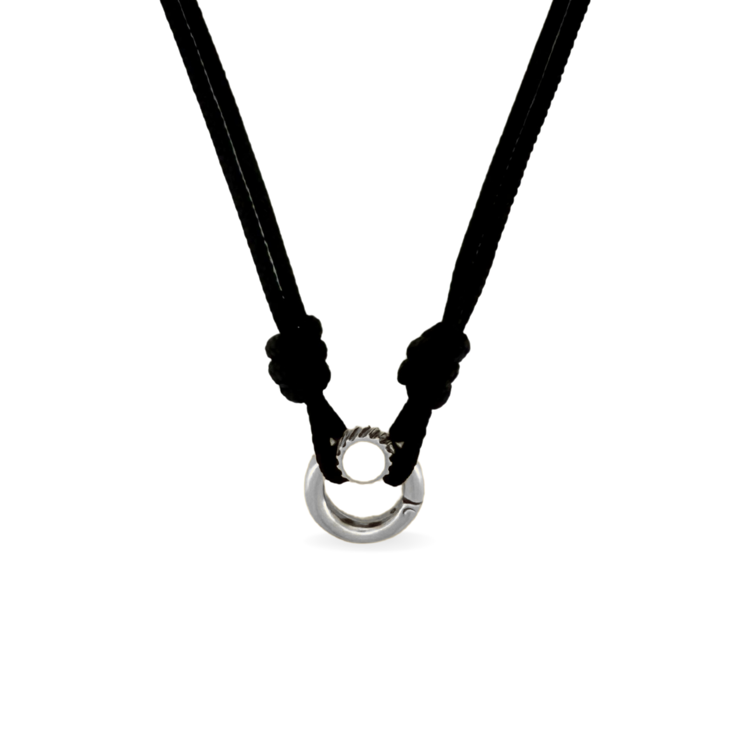 Slipknot Paracord Cord Necklace | Sterling Silver