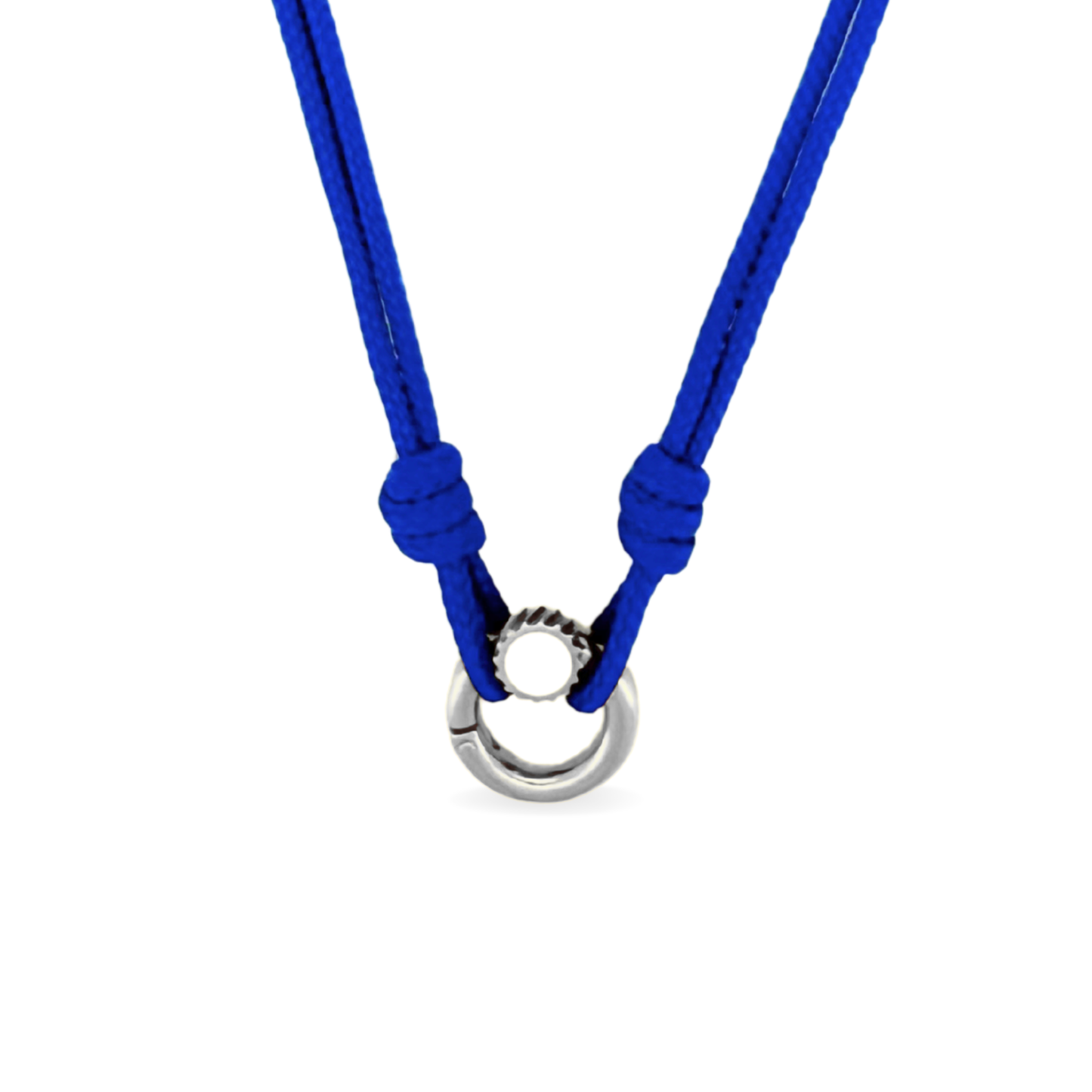 Slipknot Paracord Cord Necklace | Sterling Silver