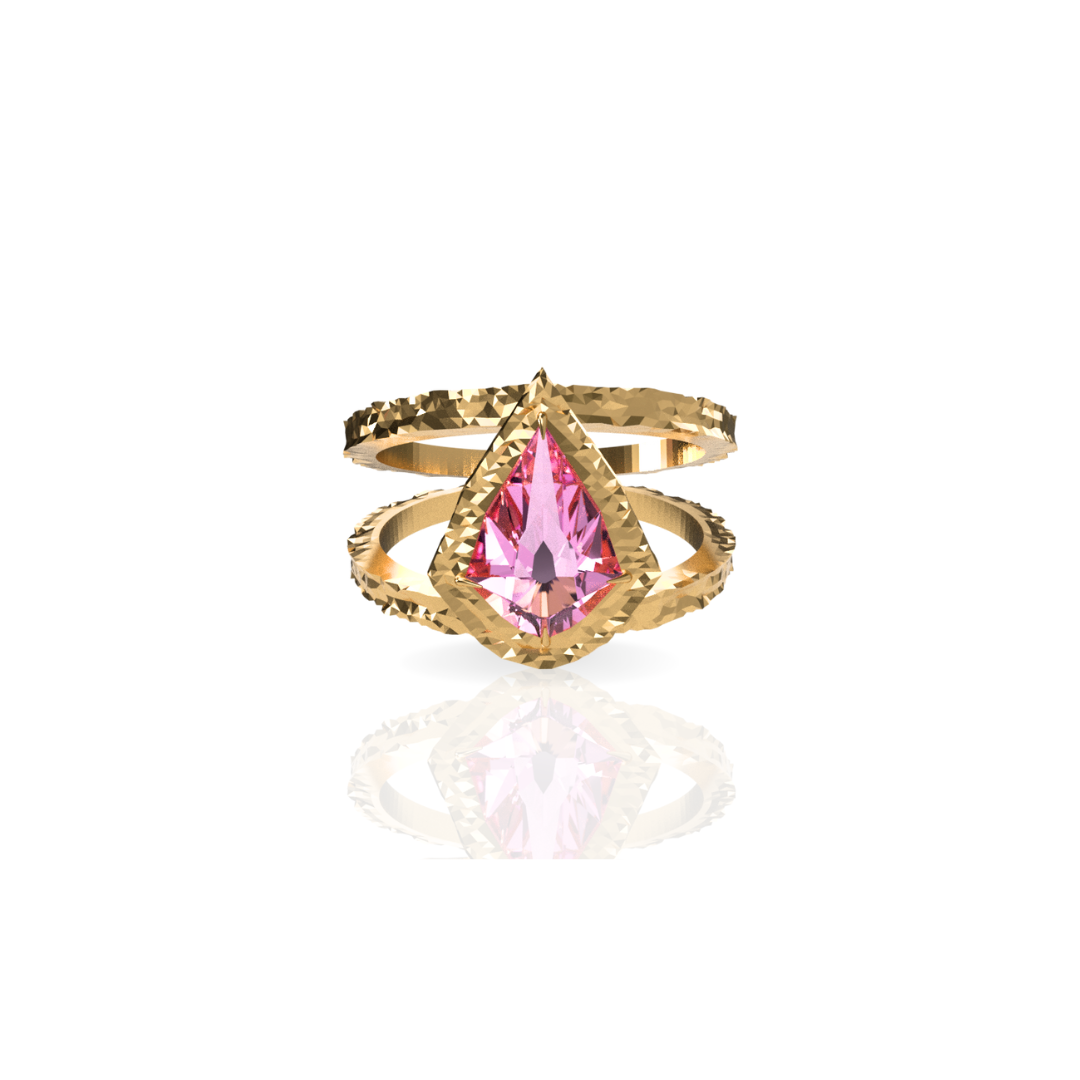 Custom Order | Pink Sapphire Ring Rings {{ catogery }} {{ Collections }}