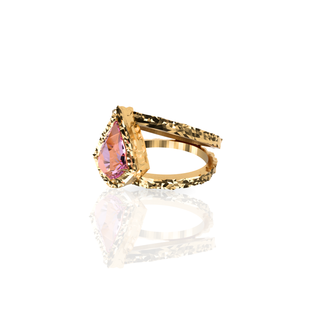 Custom Order | Pink Sapphire Ring Rings {{ catogery }} {{ Collections }}