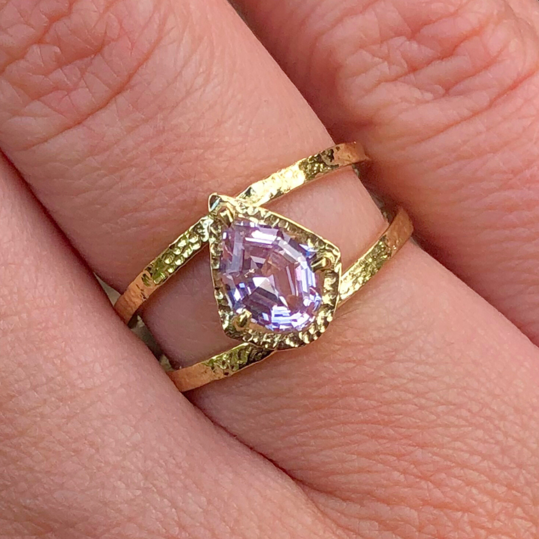 Custom Order | Pink Sapphire Ring Rings {{ catogery }} {{ Collections }}
