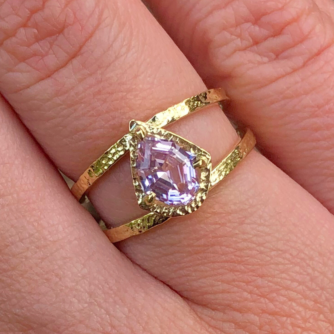 Custom Order | Natural Pink Sapphire Ring