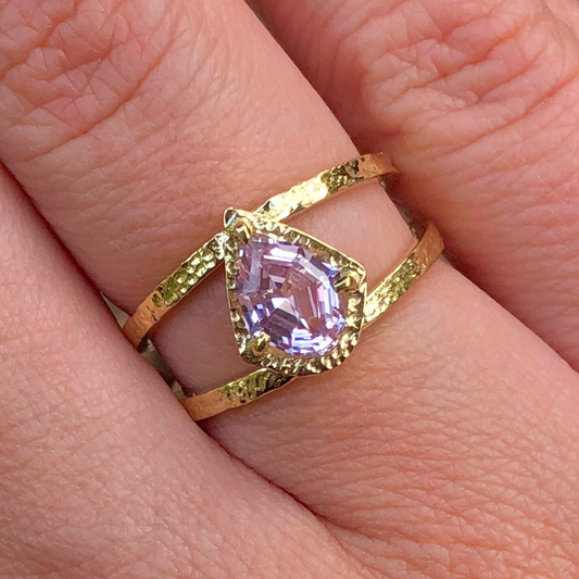 Custom Order | Pink Sapphire Ring