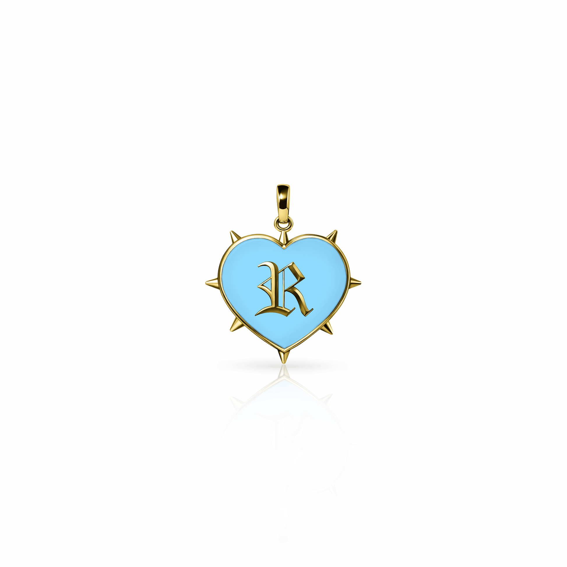 Rebel Heart Charm, mini | 14K Gold {{ catogery }} {{ Collections }}