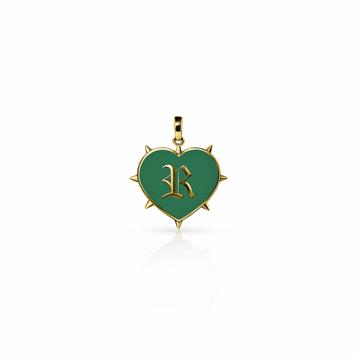 Rebel Heart Charm, mini | 14K Gold {{ catogery }} {{ Collections }}
