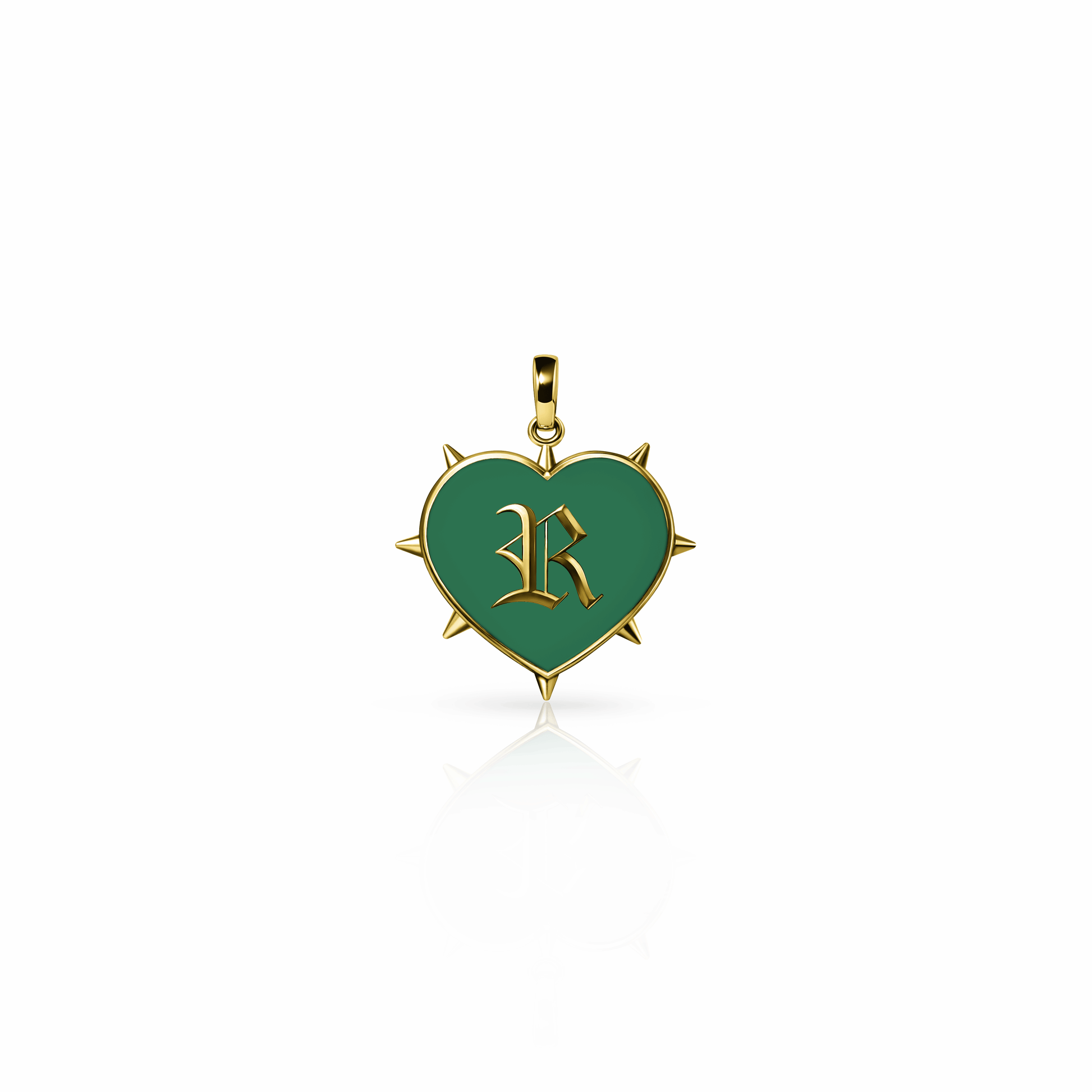 Rebel Heart Charm, mini | 14K Gold {{ catogery }} {{ Collections }}