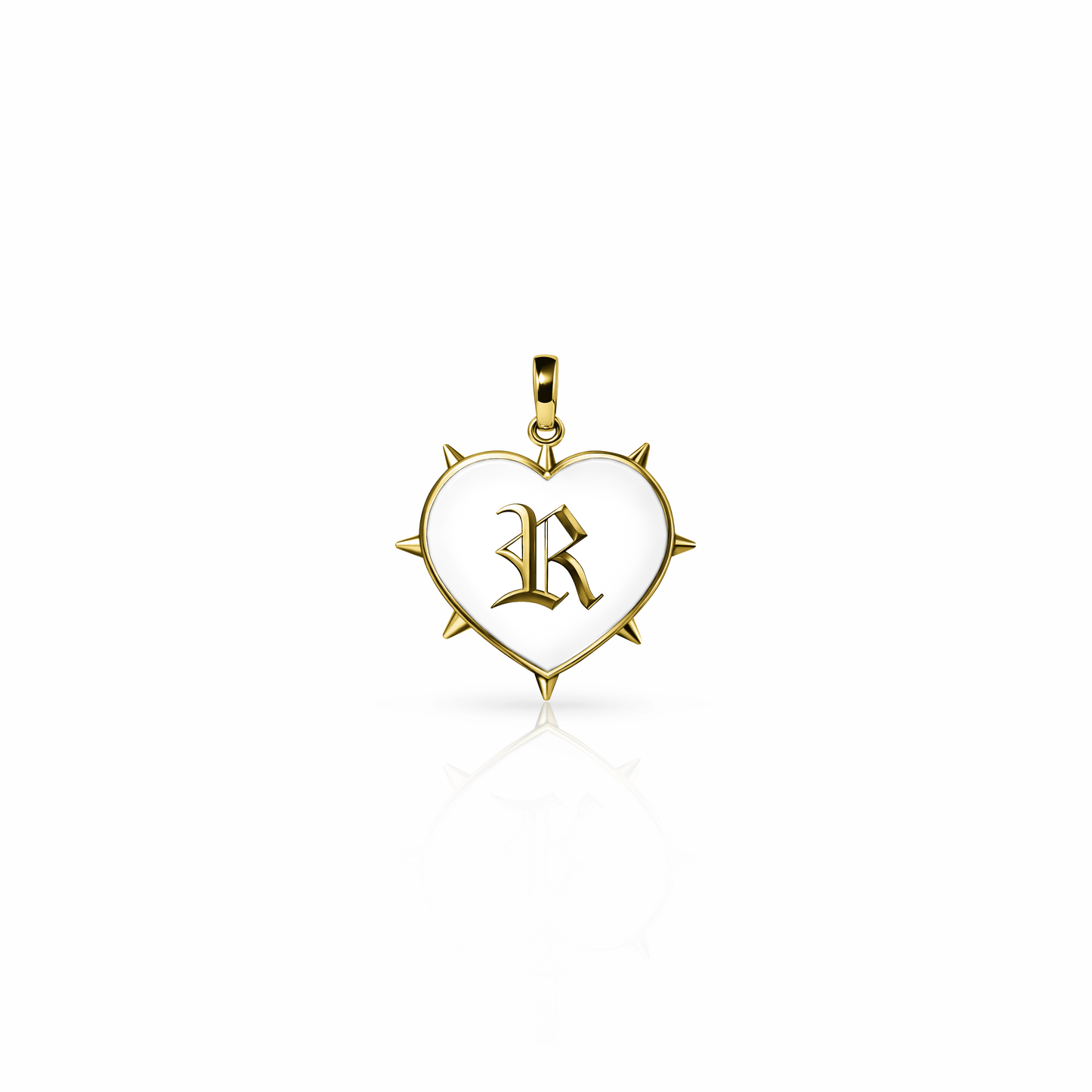 Rebel Heart Charm, mini | 14K Gold {{ catogery }} {{ Collections }}