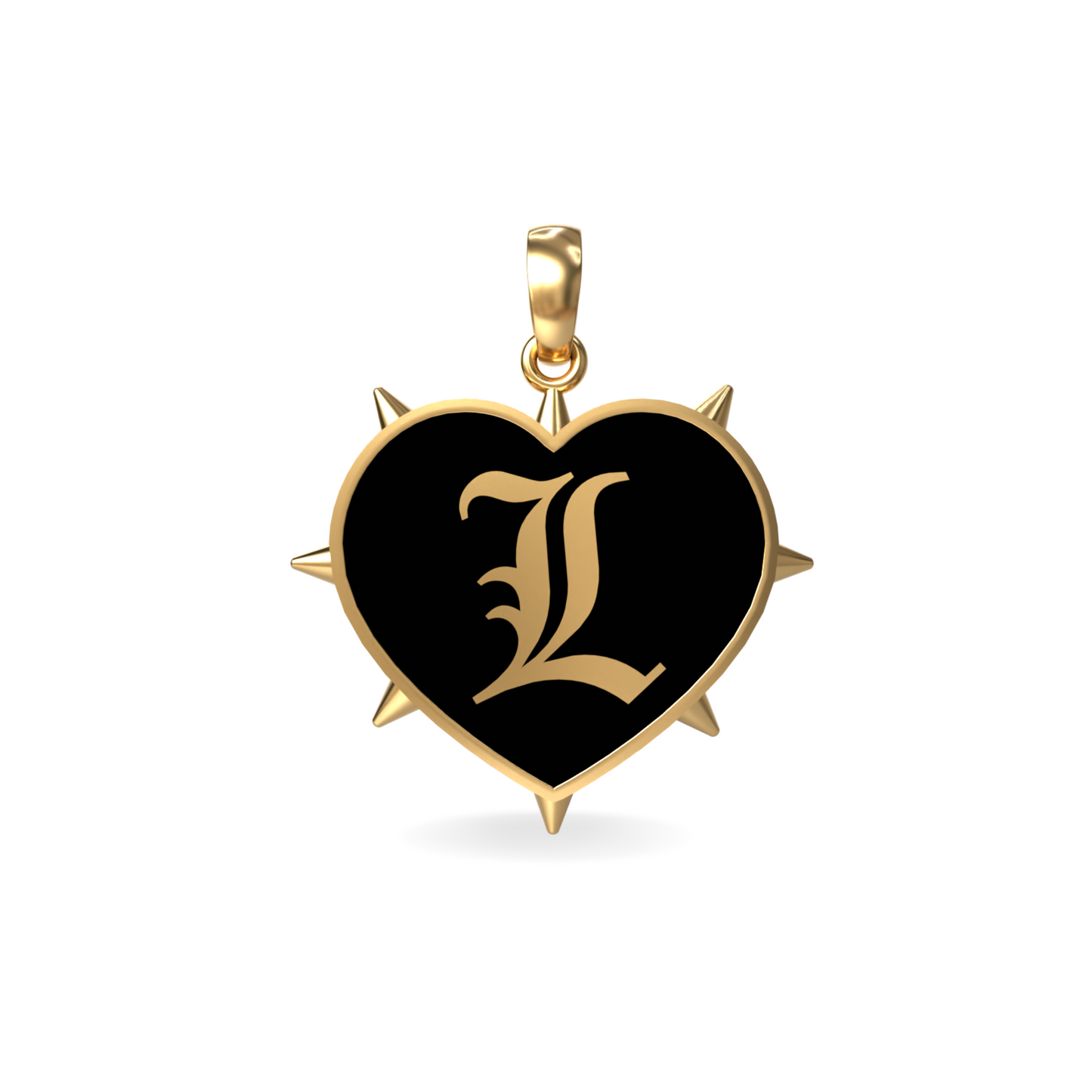 Large Rebel Heart Pendant | 18K Gold