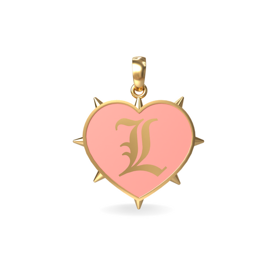Large Rebel Heart Pendant | 18K Gold