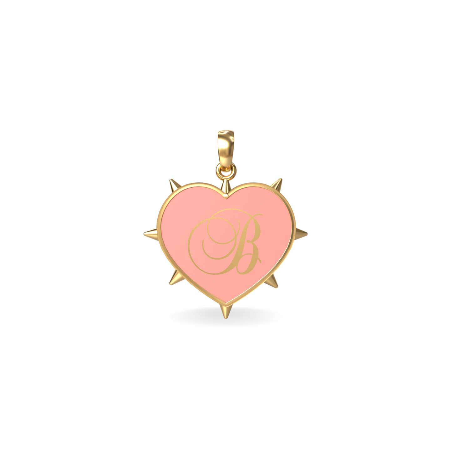 Medium Rebel Heart Pendant | 18K Gold