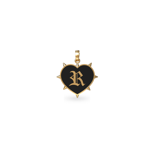 Mini Rebel Heart Pendant | 18K Gold