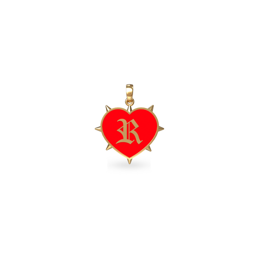 Mini Rebel Heart Pendant | 18K Gold